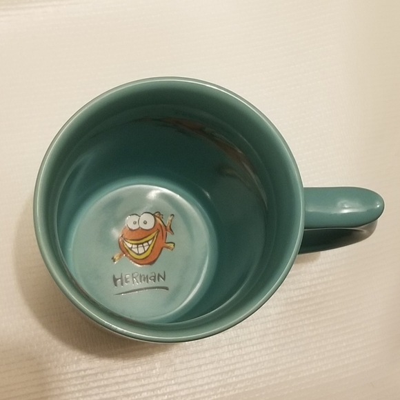 Hilarious coffee mug w fish & Red Sea parting - Picture 7 of 7